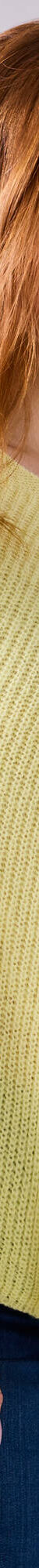 Pull évasé, maille anglaise toucher doux (jaune pâle) Pull évasé, maille anglaise toucher doux (jaune pâle)